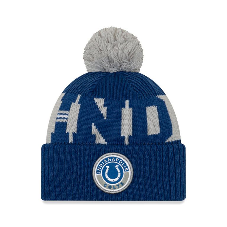 Gorras New Era Beanies Azules - Indianapolis Colts On Field Kids 31607ETOZ